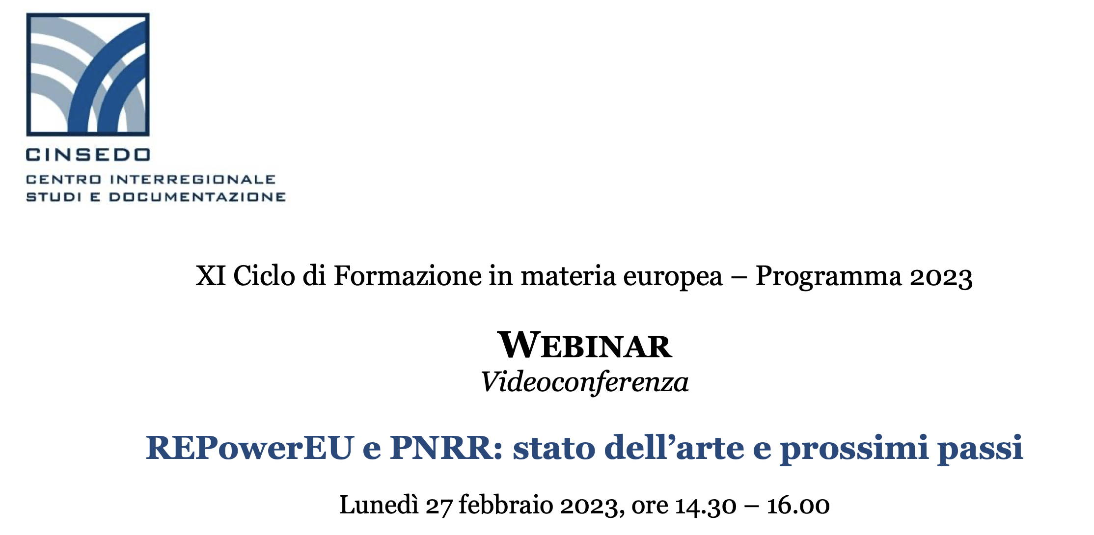 REPowerEU e PNRR: stato dell’arte e prossimi passi